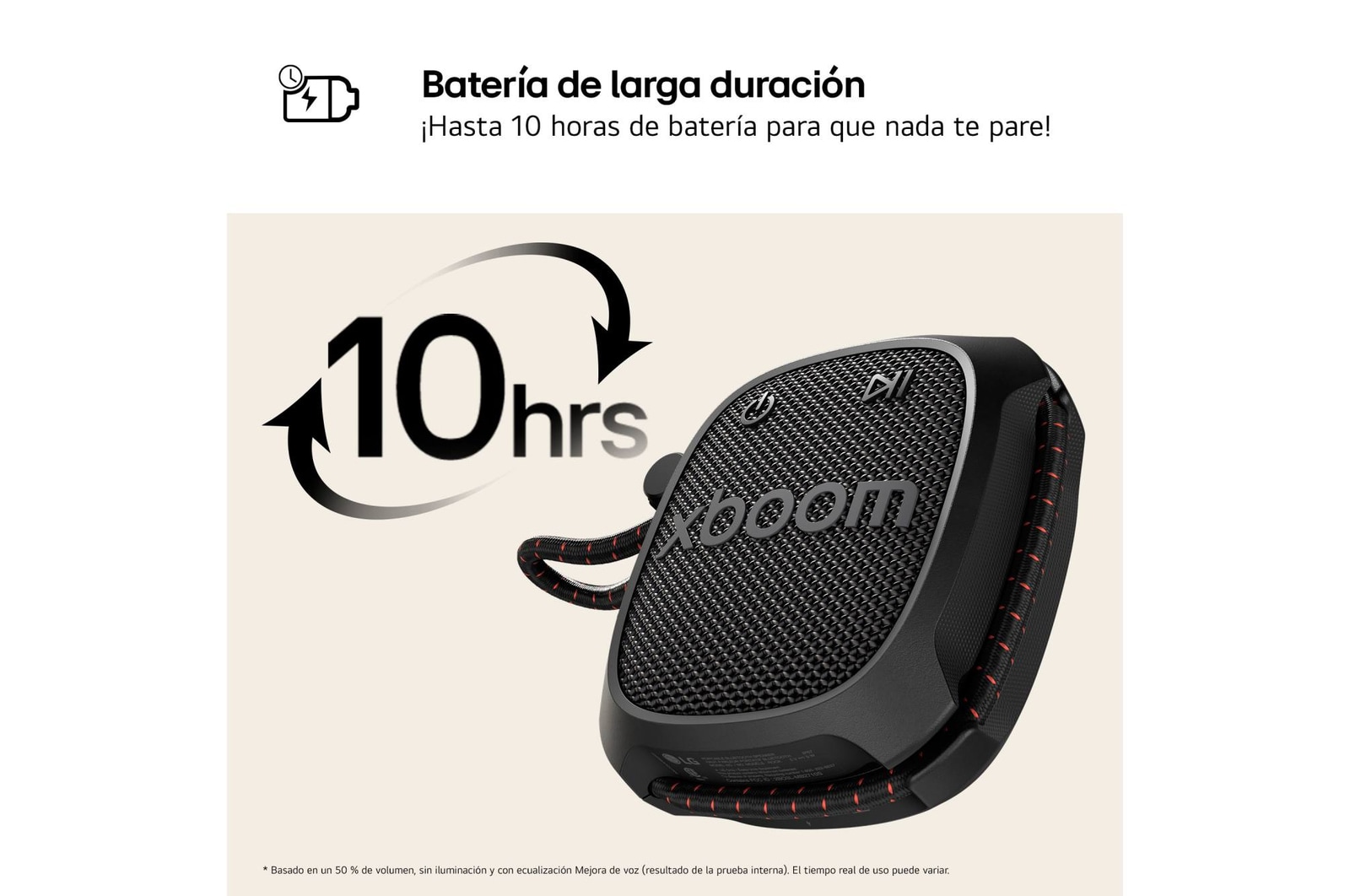 LG xboom Rock by will.i.am | Bluetooth speaker with extreme durability for outdoors