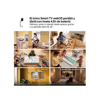 Smart TV LG LED Lifestyle Stanbyme LX6B6 32 pulgadas 4K | 2026