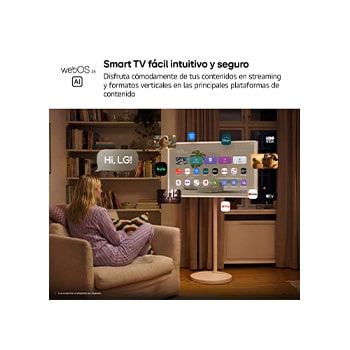 Smart TV LG LED Lifestyle Stanbyme LX6B6 32 pulgadas 4K | 2026