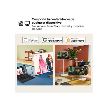 Smart TV LG LED Lifestyle Stanbyme LX6B6 32 pulgadas 4K | 2026