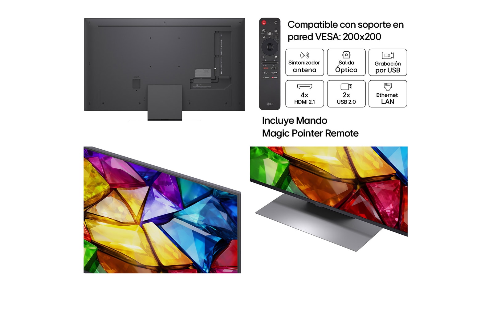 Smart TV LG Mini RGB AI MRGB86 50 pulgadas 4K 2026