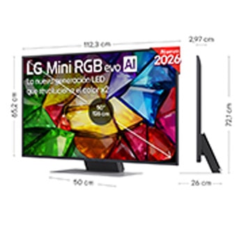 Smart TV LG Mini RGB AI MRGB86 50 pulgadas 4K 2026