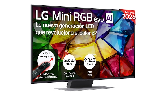 Smart TV LG Mini RGB AI MRGB87 50 pulgadas 4K 2026