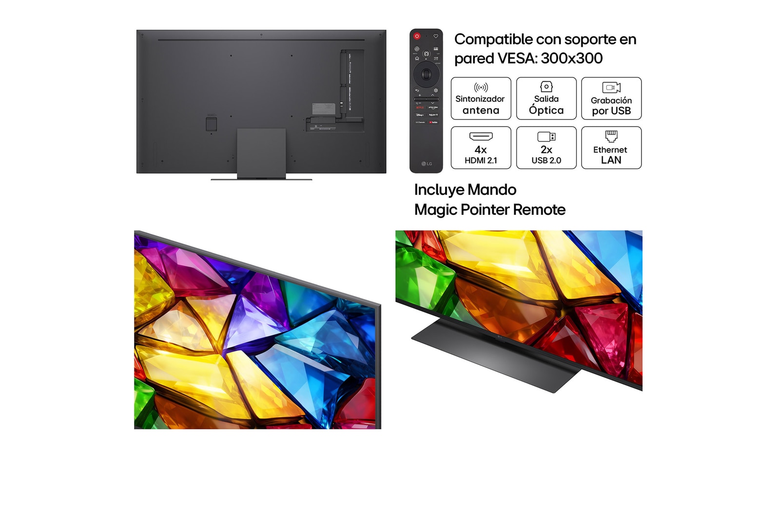 Smart TV LG Mini RGB AI MRGB87 55 pulgadas 4K 2026