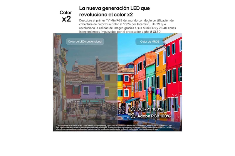 Smart TV LG Mini RGB AI MRGB87 55 pulgadas 4K 2026