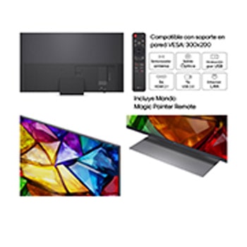 LG Mini RGB evo AI MRGB85, con RGB Primary Color Pro, ofrece una cobertura de color del 100 % de DCI-P3 y Adobe RGB, certificada por Intertek.