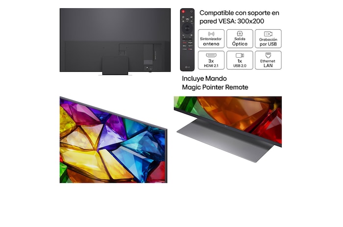 Smart TV LG Mini RGB AI MRGB87 65 pulgadas 4K 2026