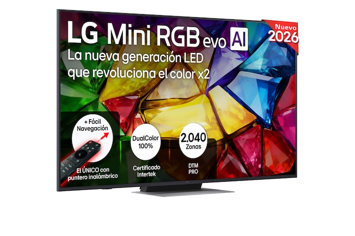 Smart TV LG Mini RGB AI MRGB88 65 pulgadas 4K 2026