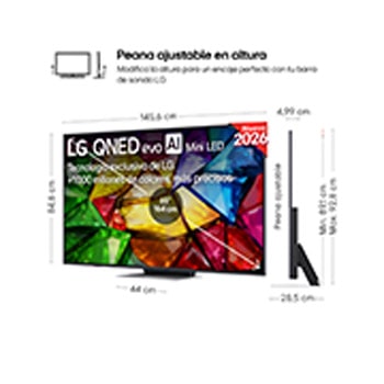 Smart TV LG Mini RGB AI MRGB88 65 pulgadas 4K 2026