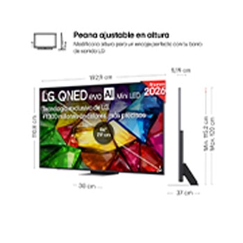Smart TV LG Mini RGB AI MRGB87 86 pulgadas 4K 2026