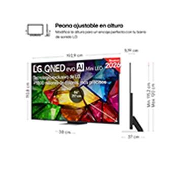Smart TV LG Mini RGB AI MRGB88 86 pulgadas 4K 2026