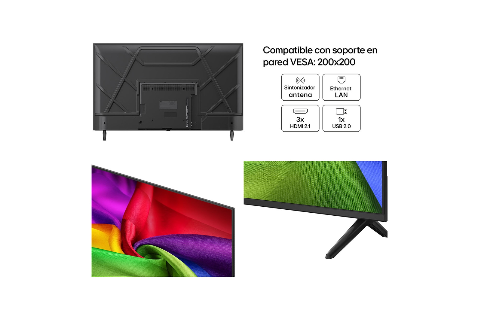 LG NANO 4K UHD AI NU80 with Nano Detail Enhancer shows a feather image, powered by the alpha AI Processor that detects fine textures to enhance contrast and depth and deliver a clearer, more three-dimensional 4K picture.