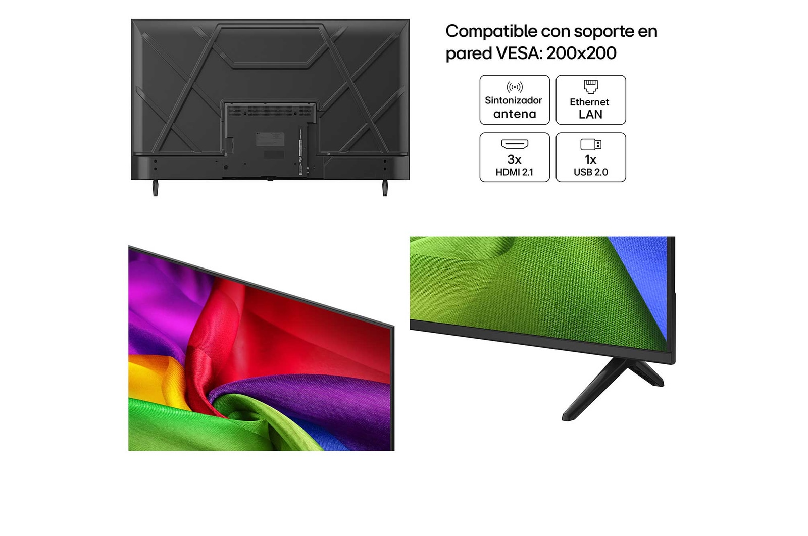 LG NANO 4K UHD AI NU80 with Nano Detail Enhancer shows a feather image, powered by the alpha AI Processor that detects fine textures to enhance contrast and depth and deliver a clearer, more three-dimensional 4K picture.