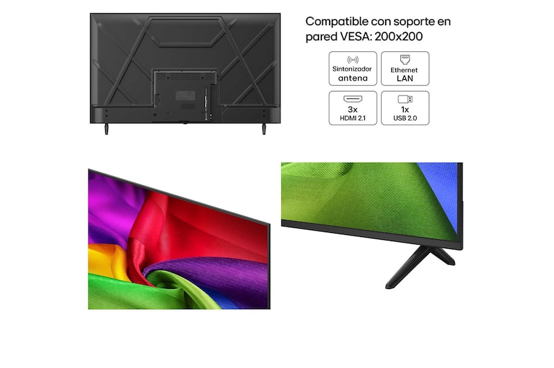LG NANO 4K UHD AI NU80 with Nano Detail Enhancer shows a feather image, powered by the alpha AI Processor that detects fine textures to enhance contrast and depth and deliver a clearer, more three-dimensional 4K picture.