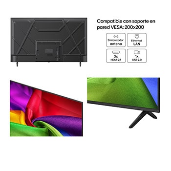 LG NANO 4K UHD AI NU80 with Nano Detail Enhancer shows a feather image, powered by the alpha AI Processor that detects fine textures to enhance contrast and depth and deliver a clearer, more three-dimensional 4K picture.