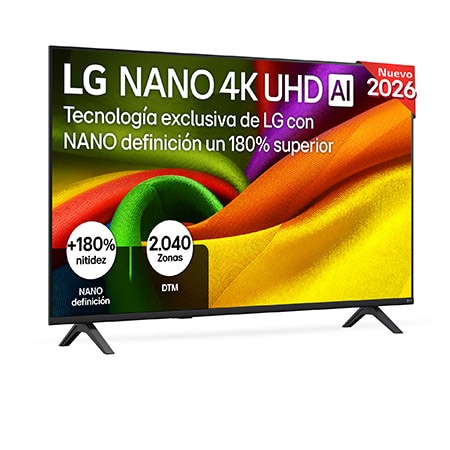 Smart TV LG NANO 4K UHD AI NU8E 50 pulgadas 4K 2026 - 50NU8E0B3LA | LG ES