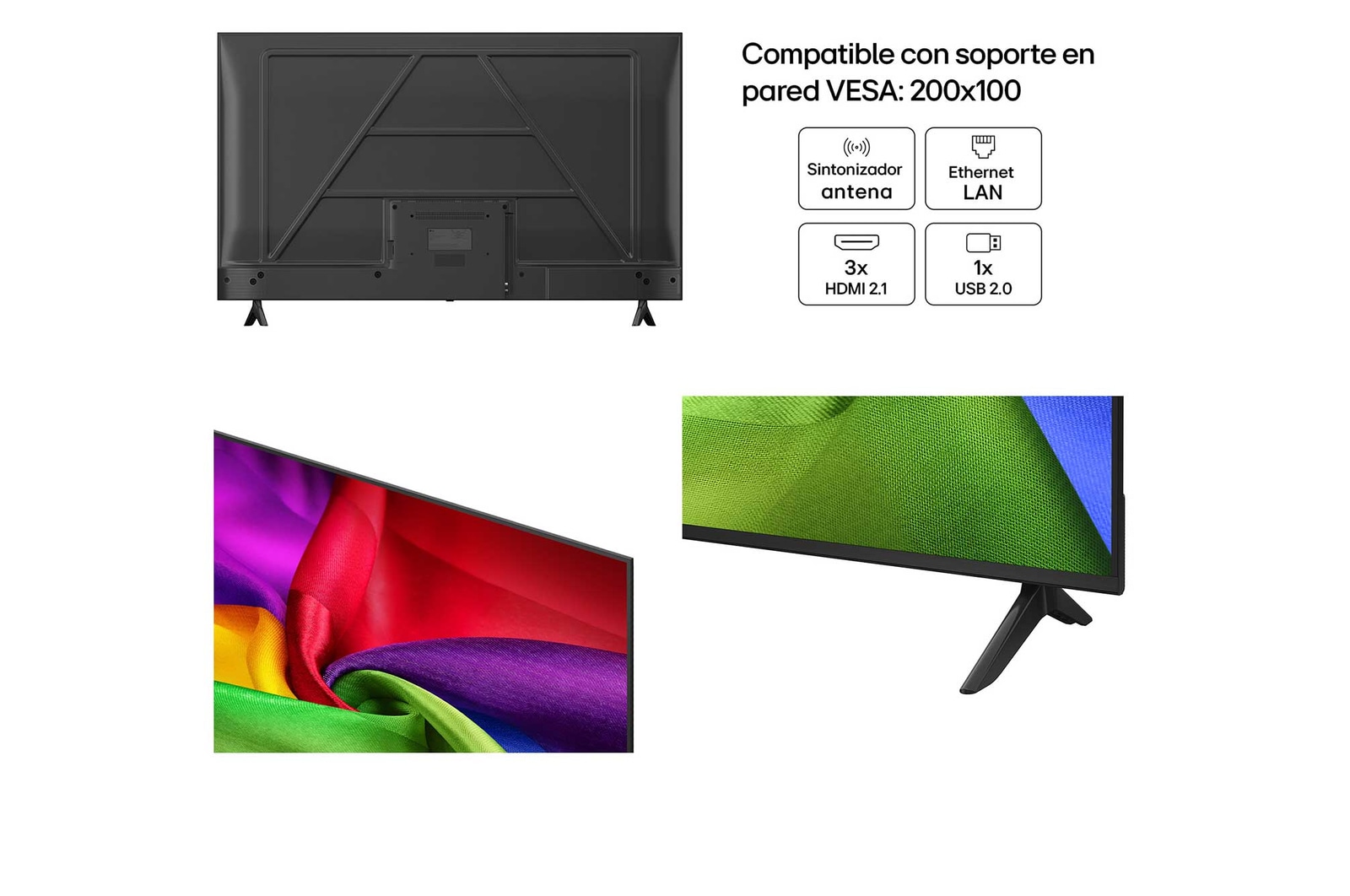 LG NANO 4K UHD AI NU80 with Nano Detail Enhancer shows a feather image, powered by the alpha AI Processor that detects fine textures to enhance contrast and depth and deliver a clearer, more three-dimensional 4K picture.