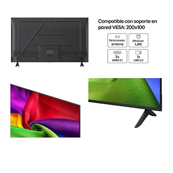 LG NANO 4K UHD AI NU80 with Nano Detail Enhancer shows a feather image, powered by the alpha AI Processor that detects fine textures to enhance contrast and depth and deliver a clearer, more three-dimensional 4K picture.
