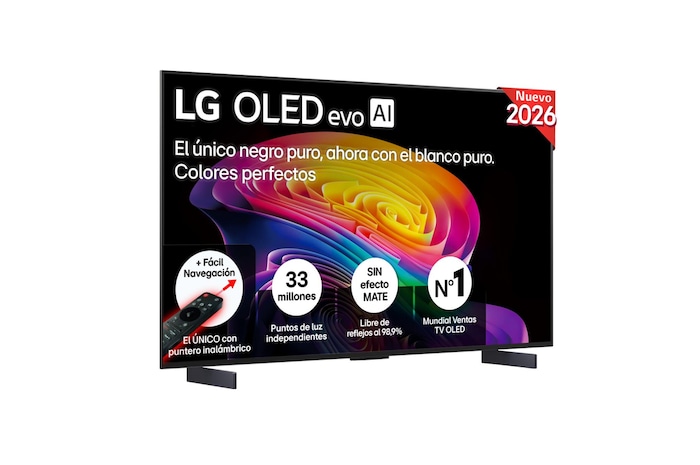 Smart TV LG OLED evo AI C6 42 pulgadas 4K 2026