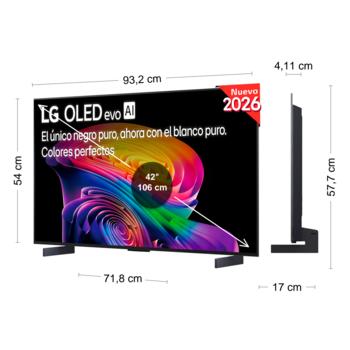 Smart TV LG OLED evo AI C6 42 pulgadas 4K 2026