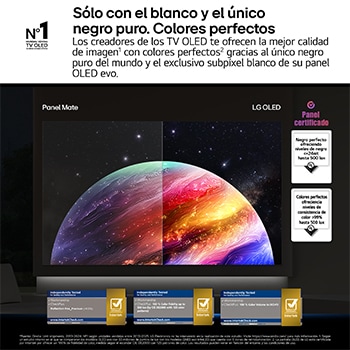 LG OLED evo AI C6 featuring Hyper Radiant Color Tech, delivering Perfect Black, Perfect Color, X3.2 brighter display, and alpha 11 AI Processor 4K Gen3 with Dual AI Engine.