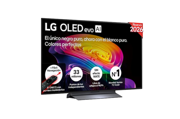 Smart TV LG OLED evo AI C6 48 pulgadas 4K 2026