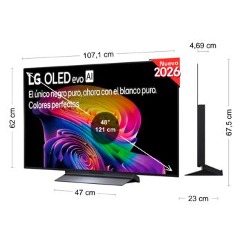 Smart TV LG OLED evo AI C6 48 pulgadas 4K 2026