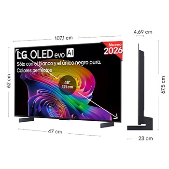 Smart TV LG OLED evo AI C6 48 pulgadas 4K 2026  