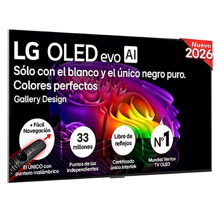 Smart TV LG OLED evo AI G6 55 pulgadas 4K 2026 - OLED55G68LW