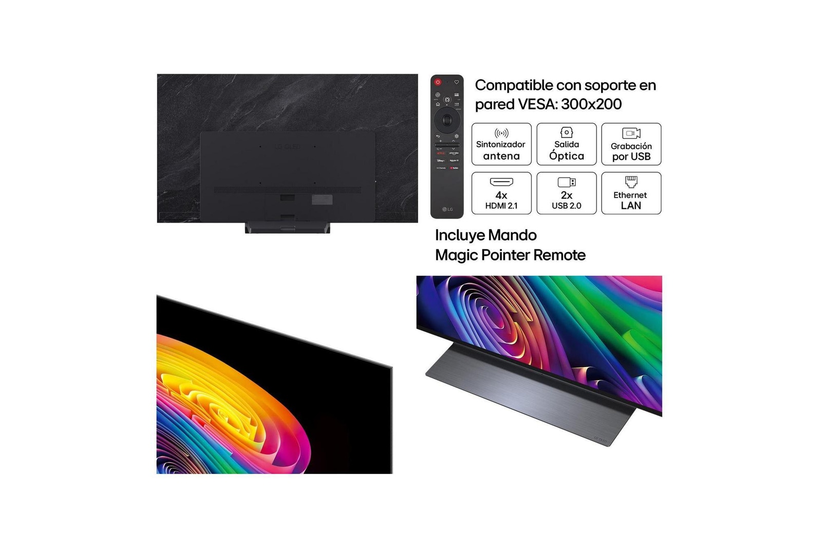 65 Inch LG OLED evo AI C6 4K Smart TV 2026