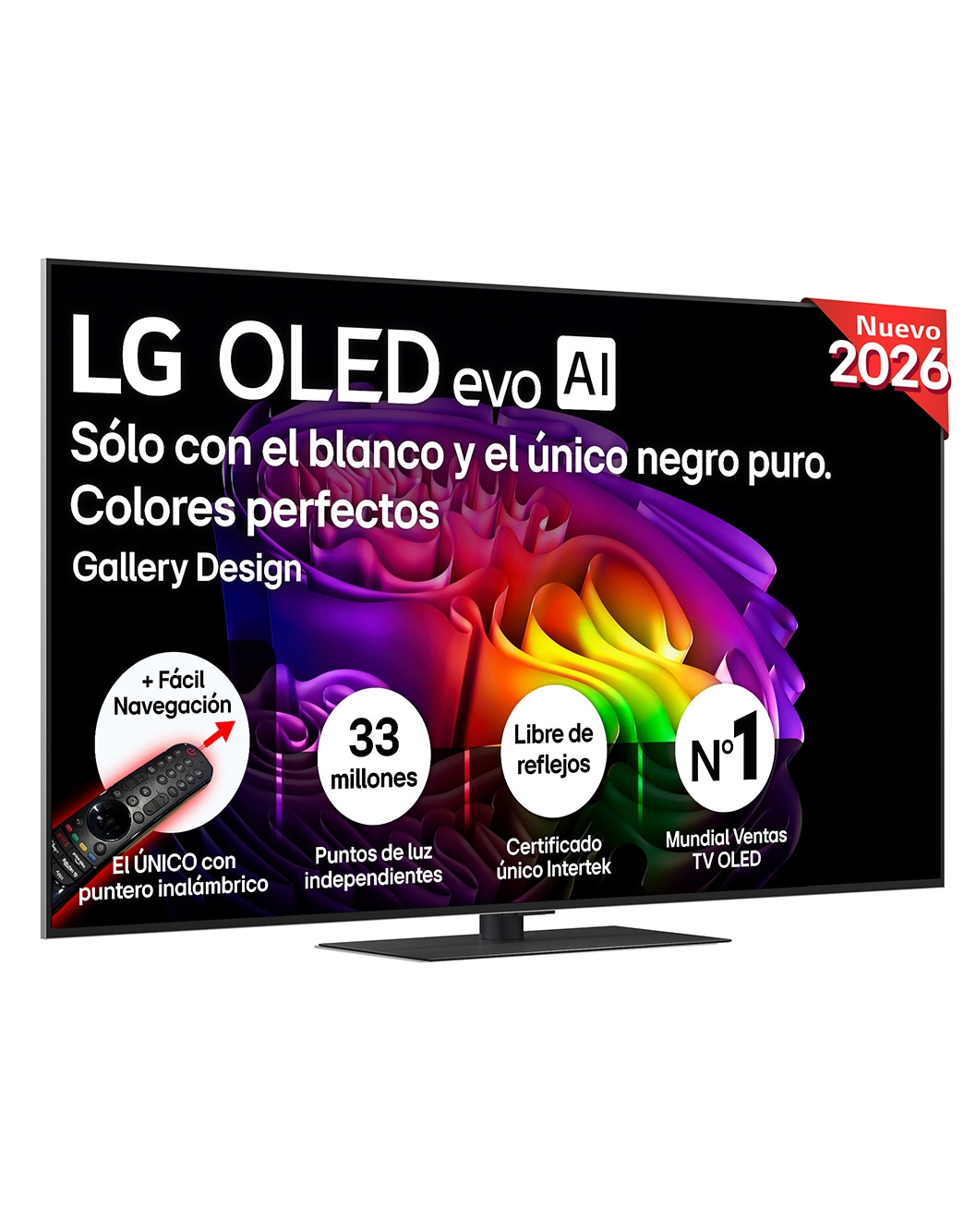 Smart TV LG OLED evo AI G6 65 pulgadas 4K 2026 - OLED65G66LS | LG España