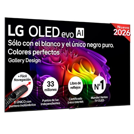 Smart TV LG OLED evo AI G6 77 pulgadas 4K 2026 - OLED77G68LW | LG ES