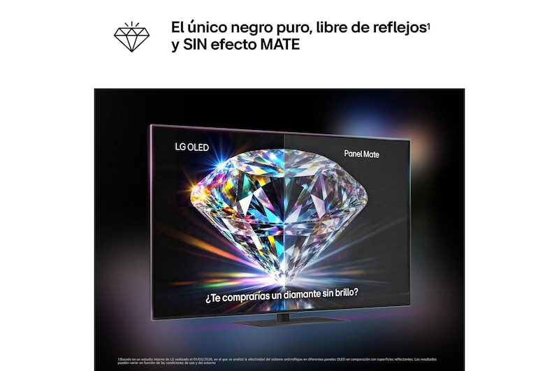 LG Smart TV LG OLED evo AI G6 77 pulgadas 4K 2026, OLED77G68LW