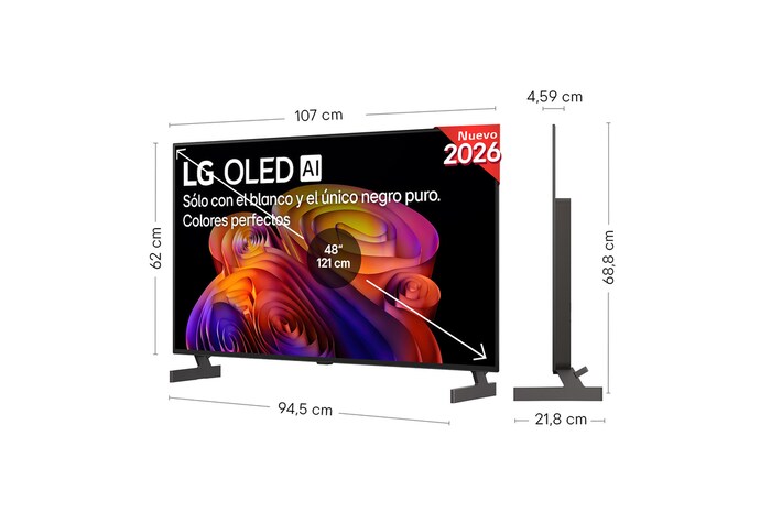 Smart TV LG OLED AI B6 48 pulgadas 4K 2026