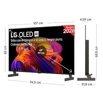 Smart TV LG OLED AI B6 48 pulgadas 4K 2026