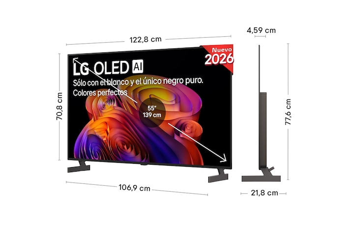 Smart TV LG OLED AI B6 55 pulgadas 4K 2026