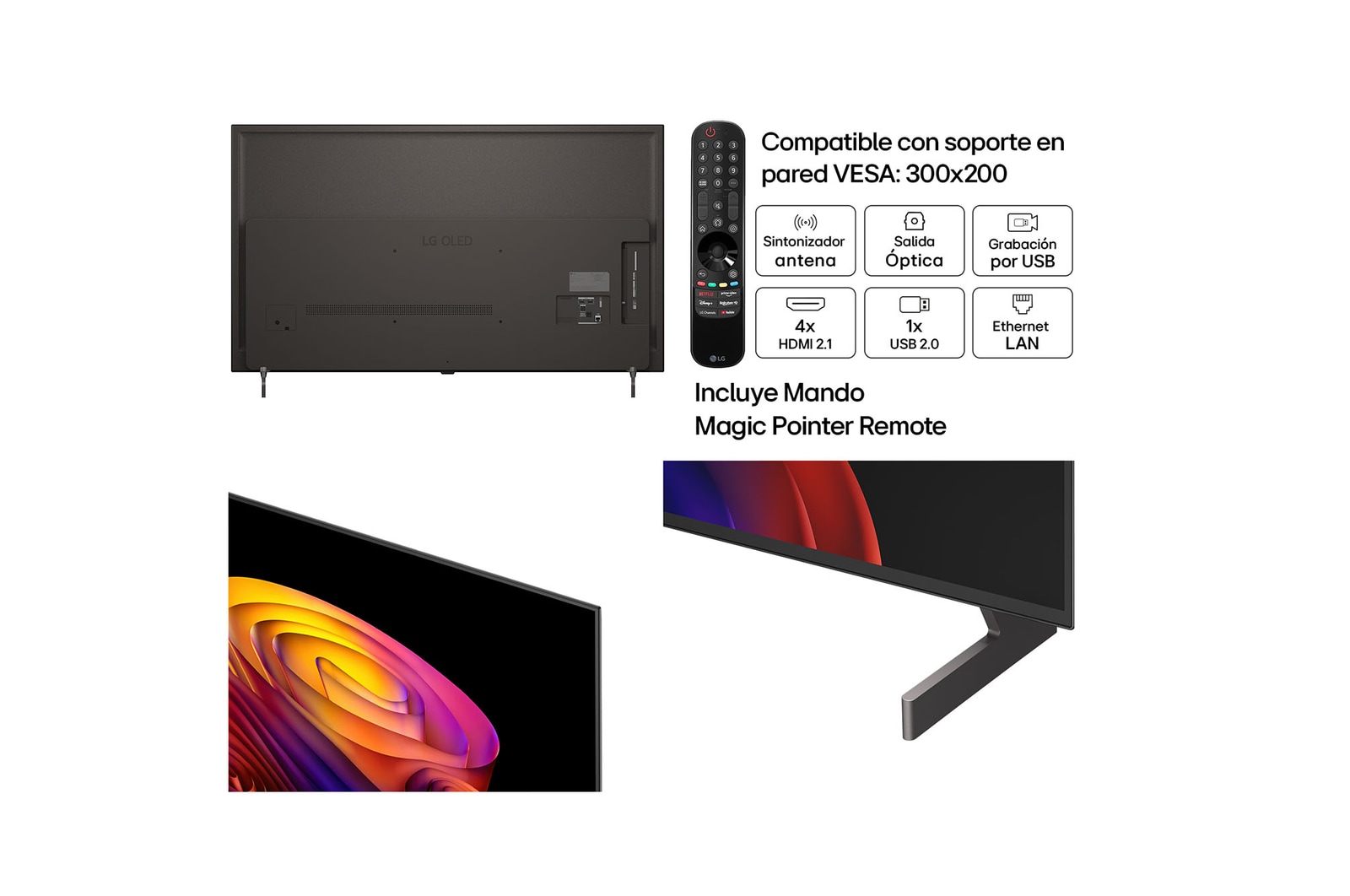 Smart TV LG OLED AI B6 55 pulgadas 4K 2026