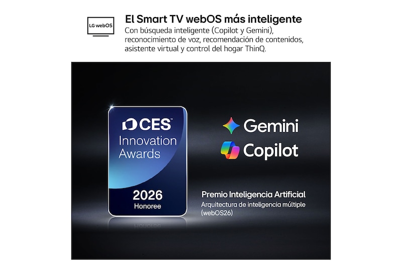 Smart TV LG OLED AI B6 77 pulgadas 4K 2026