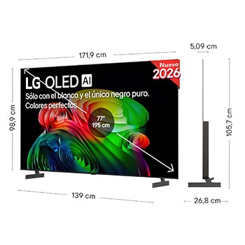 Smart TV LG OLED AI B6 77 pulgadas 4K 2026