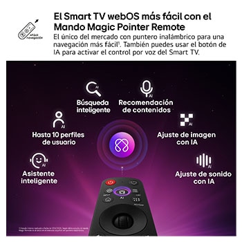 Smart TV LG OLED AI B6 77 pulgadas 4K 2026