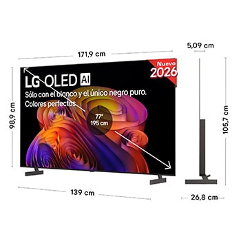 Smart TV LG OLED AI B6 77 pulgadas 4K 2026