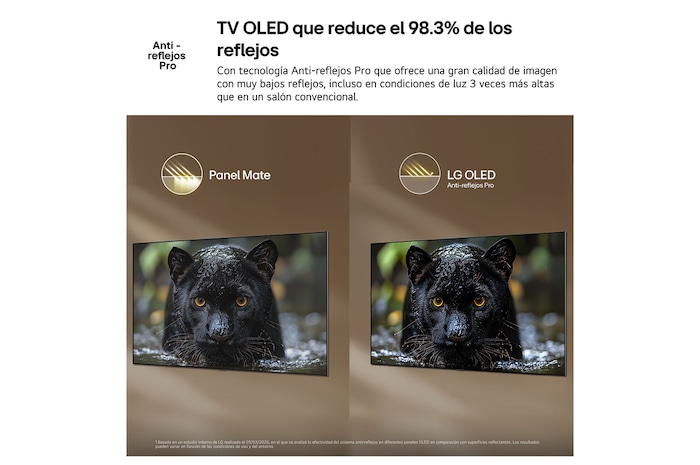 Smart TV LG OLED AI B6 83 pulgadas 4K 2026
