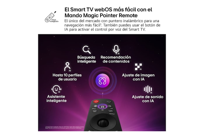 Smart TV LG OLED AI B6 83 pulgadas 4K 2026
