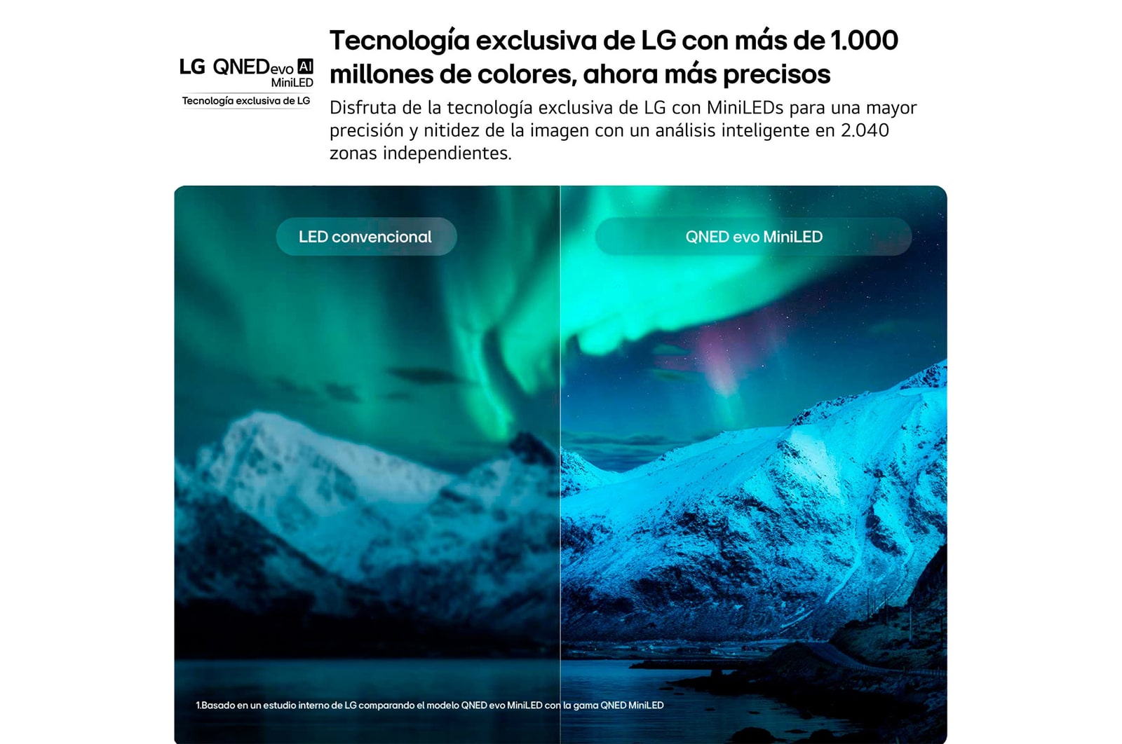 Smart TV LG QNED evo MiniLED AI QNED87 100 pulgadas 4K 2026