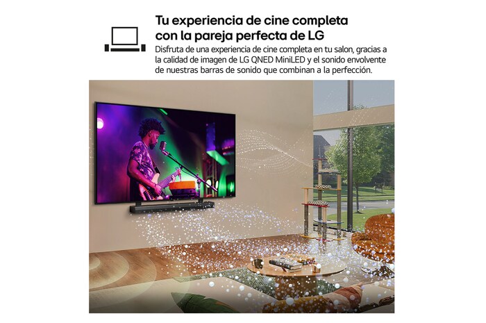 Smart TV LG QNED evo MiniLED AI QNED93 115 pulgadas 4K 2026