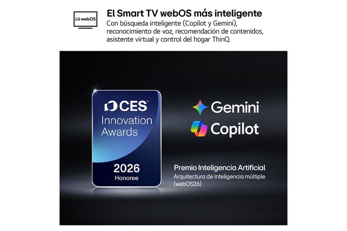 Smart TV LG QNED evo MiniLED AI QNED93 115 pulgadas 4K 2026