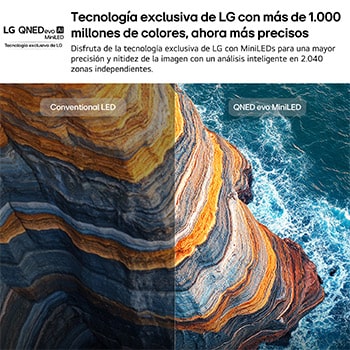 Smart TV LG QNED evo MiniLED AI QNED81 43 pulgadas 4K 2026