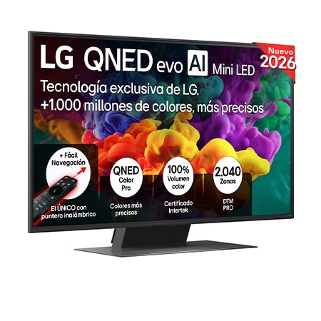 Lg Smart Tv Qned Evo Miniled Ai Qned86 43 Pulgadas 4K 2026 - 43Qned86b6b | Es