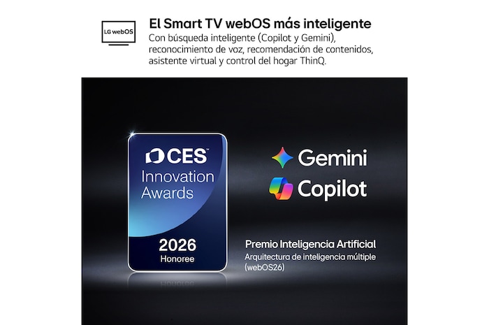Smart TV LG QNED evo MiniLED AI QNED81 50 pulgadas 4K 2026