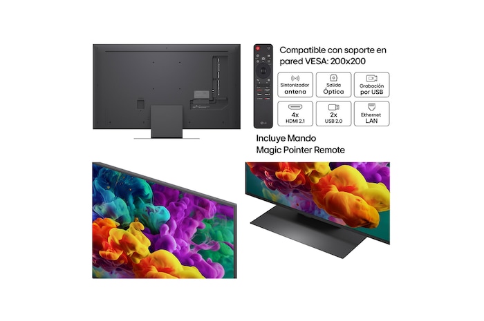 Smart TV LG QNED evo MiniLED AI QNED85 50 pulgadas 4K 2026